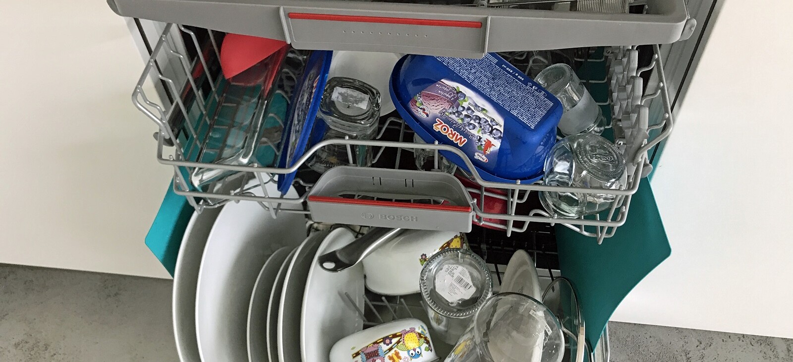 Umyté nádobí